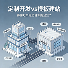 漯河建站-定制开发vs模板建站:哪种方案更适合你的企业?