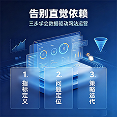 漯河建站-告别直觉依赖：三步学会数据驱动网站运营