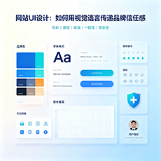 漯河建站-网站UI设计：如何用视觉语言传递品牌信任感